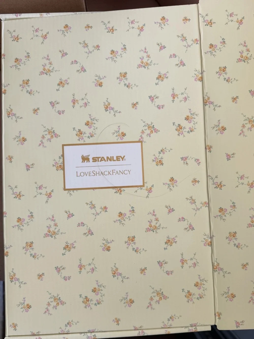 Love Shack Fancy Butter Yellow Floral Stanley